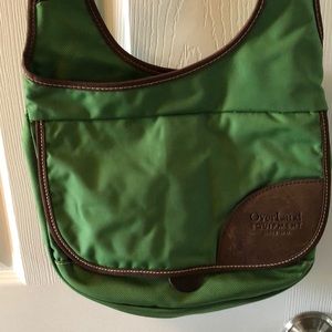 Green Overland Equipment hipster crossbody bag